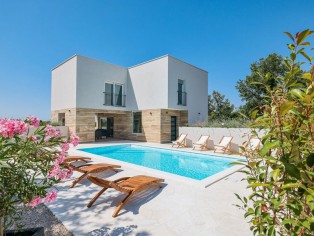 Modern villa with pool near Zadar